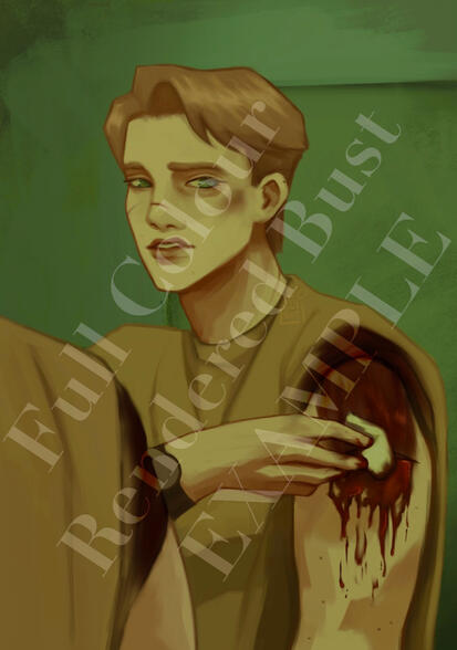 Full Colour Bust Rendered EXAMPLE Full Colour Bust Rendered EXAMPLE